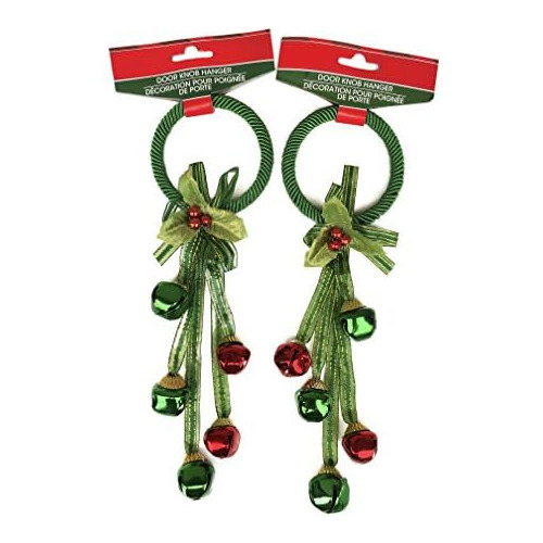 Jingle Bells Christmas Holiday Door Knob Hanger Decorat...