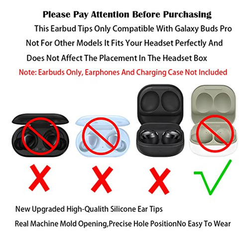 6 Pares De Auriculares Galaxy Buds Pro De Repuesto, Auricula