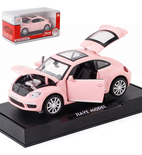 Volkswagen Beetle Gsr Miniatura Metal Autos Con Luz Y Sonido