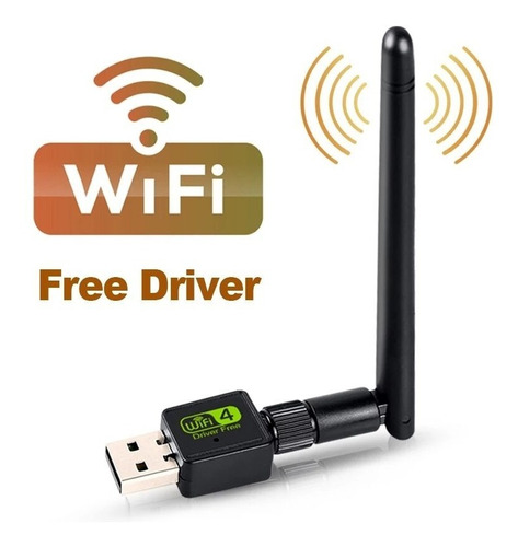 Adaptador Free Drivers Wifi Usb 150mbps Antena Mt7601 Lan Pc