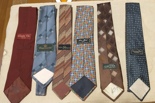 Imagen 2 de 2 de Corb 02: Lote De 6 Corbatas London Tie - Dior Variadas