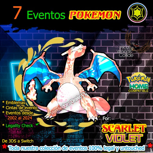 Eventos Especiales Exclusivos Pokémon Escarlata | Púrpura