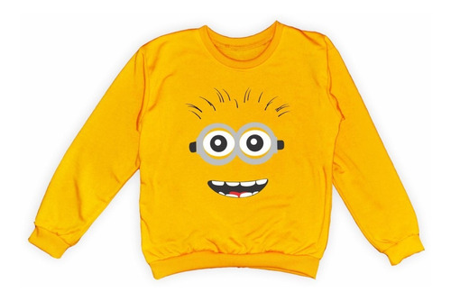 Buzos Niños Y Niñas En Felpa Estampado Minions