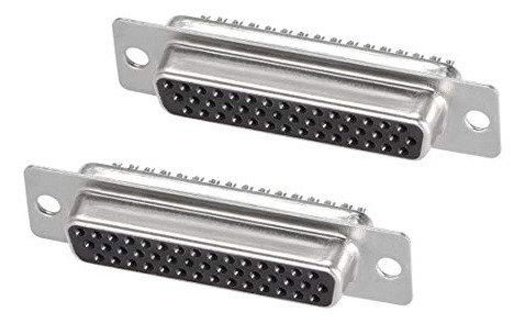 Pack De 2 Conectores D-sub Db44 Hembras Para Cnc Y Equipos