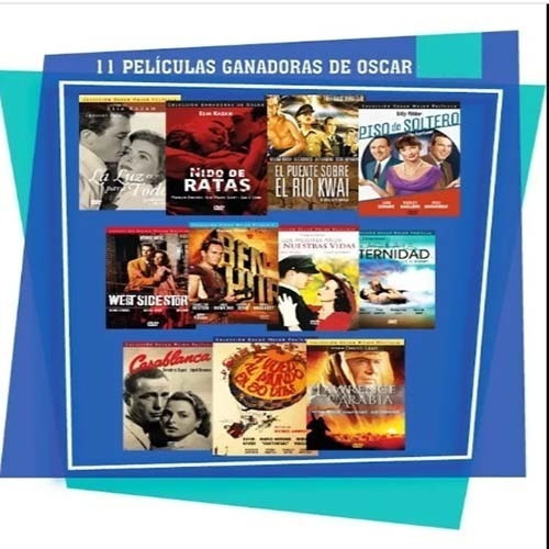Colección 11 Películas Ganadoras De Oscar (11 Discos Dvd)