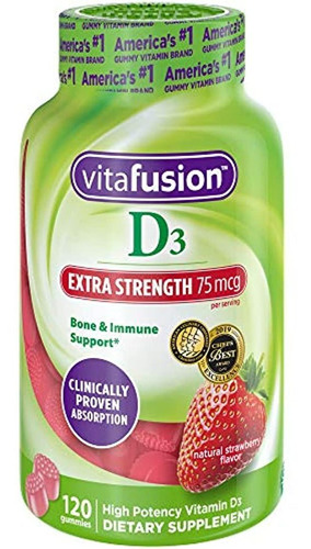 Vitafusion, Gomitas Con Fuerza Extra De Vitamina D3, 2791700