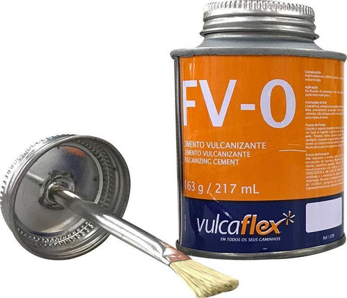 Kit Borracheiro Pneu Cola Fv-0+cx Remendo V2 50 Mm-vulcaflex