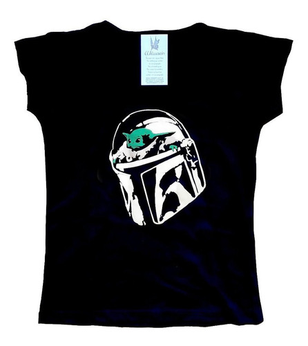 Remera The Mandalorian Baby Yoda Estampa Vinilo Navidad
