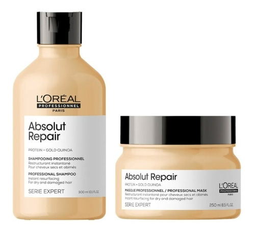 Kit Shampoo + Máscara Absolut Repair L'oréal Professionnel