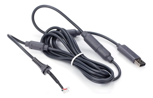 Cable Control Compatible Con Xbox 360 Con Break Away Gris