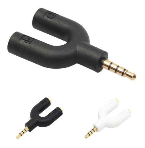  Adaptador De Enchufe Para Auriculares Y Micrófono De 3,5mm