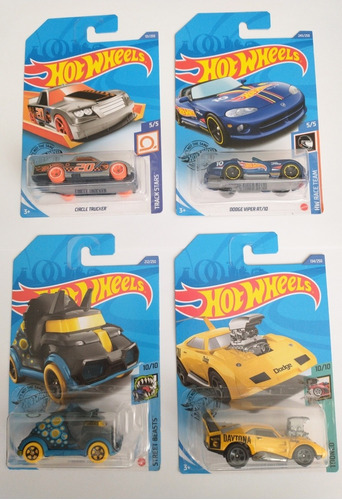 Hot Wheels Treasure Hunt Basic 2018 Combo 4 Vehículos Th