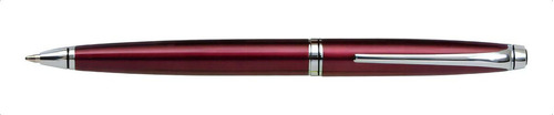 Bolígrafo Merlino Ideal Micro Vip Color De La Tinta Azul Color Del Exterior Rojo Metalizado