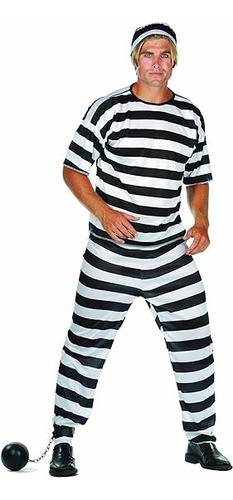 Rg Costumes Hombre Convicto