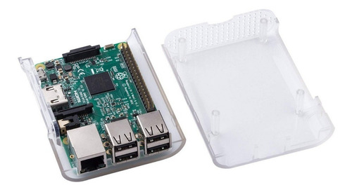 Gabinete Raspberry Pi 2 Y 3 Transparente Oval Case Candy