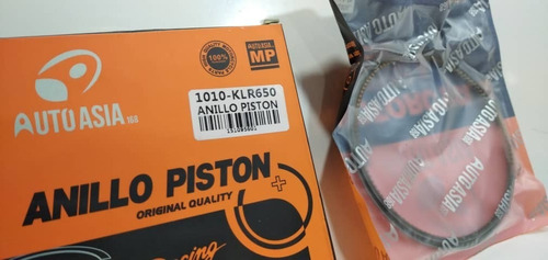 Imagen 2 de 3 de Anillos De Piston Acd Pasad Fino Klr-650 Mod Auto Asia