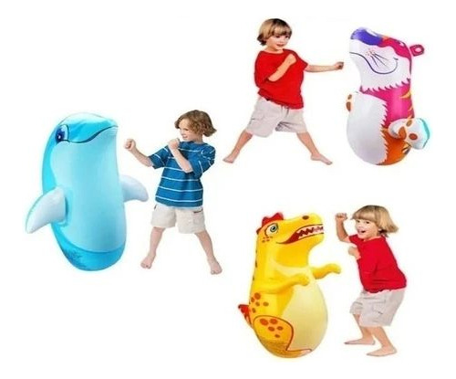 Tumbalin Porfiado Muñeco Inflable Boxeador Infantil Intex  