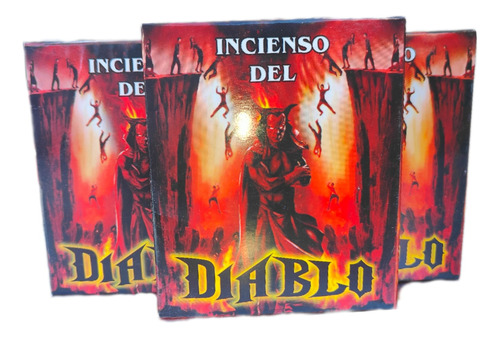 3 Pack Incienso Diablo Quitar Obstáculos Del Camino