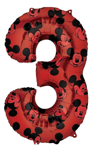 # 3 3rd Third 26  Mid Size Mickey Mouse Forever Birthday Par