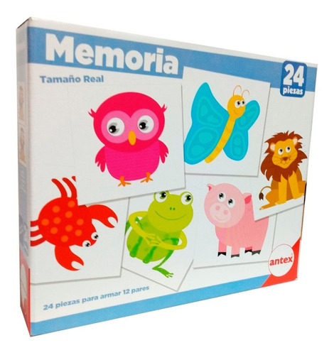 Juego De Memoria 24p - Didácticos Antex