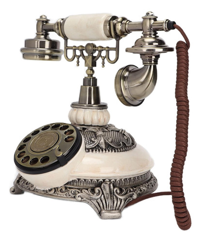 Retro Rotary Dial Teléfono, Vintage Antiguo Teléfono ...