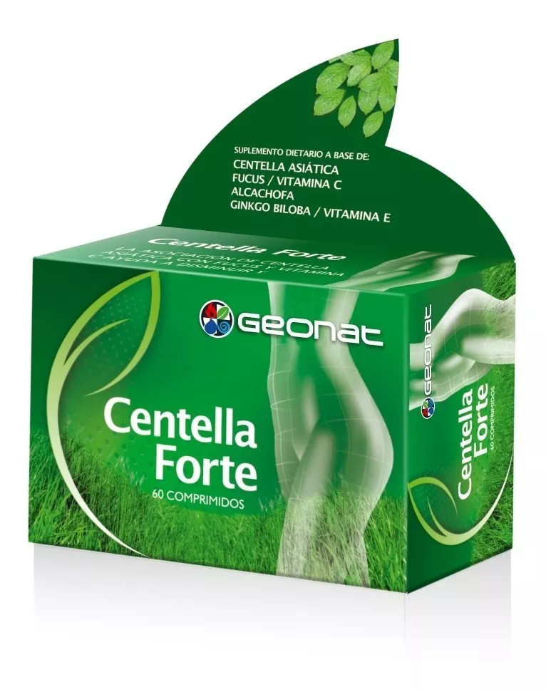 Centella Forte Promo 15 % Off 60 Comp  Celulitis Y Estrías