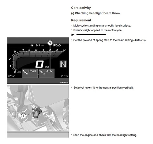 Manual De Serviço Bmw R1250 2019-2022