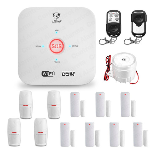 Imagen 1 de 10 de 13 Alarma Wifi Gsm Anti Robo Seguridad Casa Google Alexa