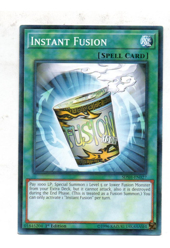 Instant Fusion Carta Yugi Sdsh-en027 Common
