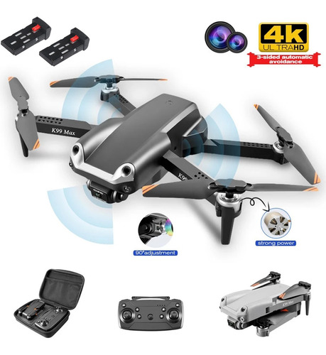 K99 Max Mini Drone 4k Hd Antena De Altura Fija 2 Baterías