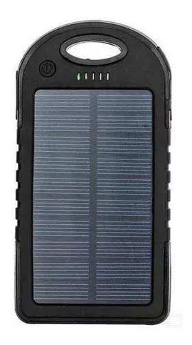 Cargador Solar + Power Bank Doble Usb Portatil 5000mah