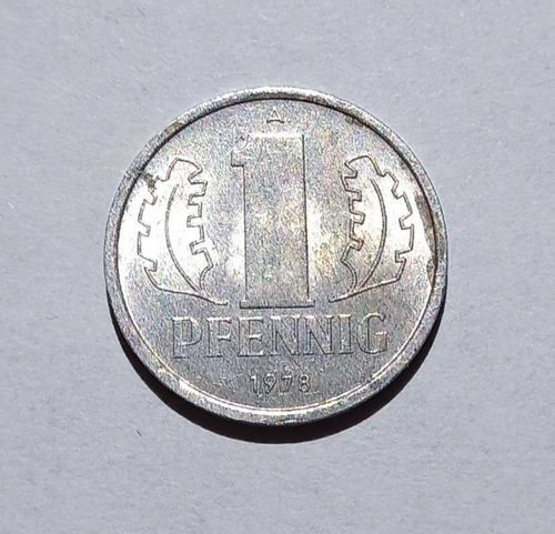 Set 3 Monedas Alemania Democrática Pfennig