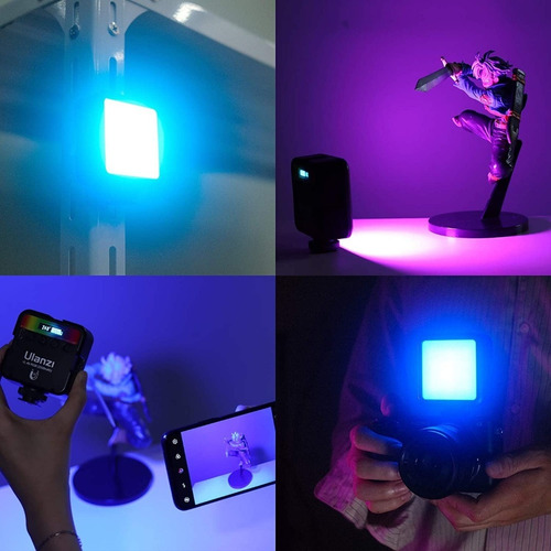 Imagen 5 de 5 de Luz De Video Profesional Rgb Recargable Ulanzi Magnética