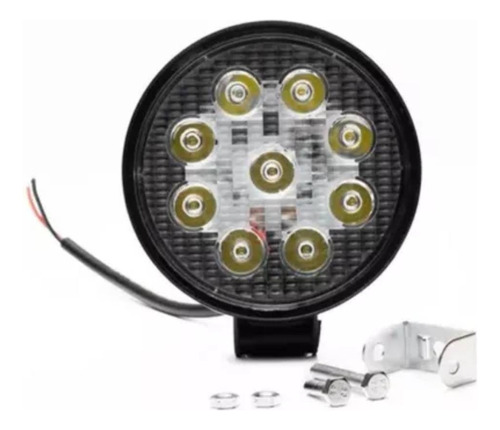 Faro Led Cirular - 9 Led Cada Uno 12v/24v Oregon