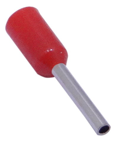 Rojo 0,5mm2 8/14mm 100-unid Awg22 Ferrules Terminal Aislado