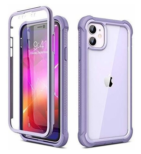 Funda Para iPhone 11 Con Protector De Pantalla Transparente