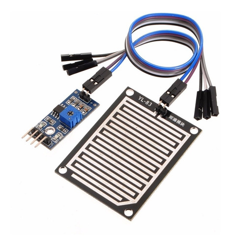 Sensor De Lluvia Nivel De Agua Arduino Compatible