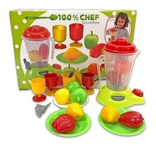 Set De Chef Con Licuadora Y Frutas Antex 1155