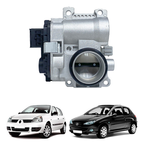 Corpo De Borboleta Tbi Renault Clio Peugeot 206 1.0 16v Gaso