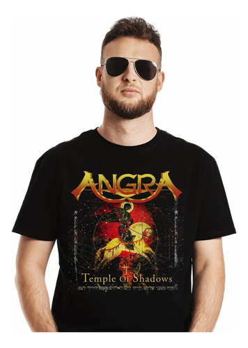 Polera Angra Temple Of Shadows Album Metal Impresión Directa