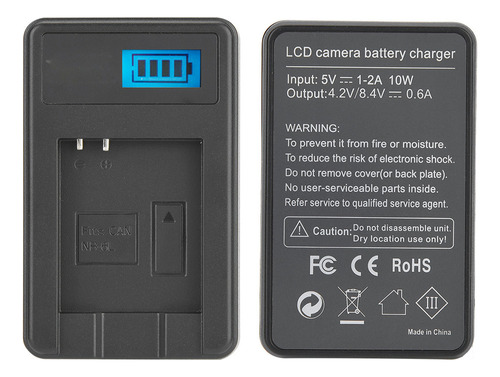 Cargador De Batería Usb Para Nb-6l De Ranura Única Sx710 Sx6