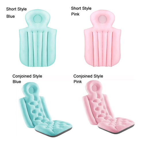 2 Almohadas De Baño De Cuerpo Completo, Antideslizantes,