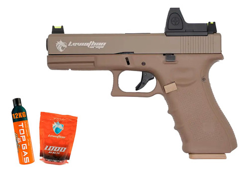 Leviathan Arms P17 Tan Con Red Dot Pack / Redspot_cl