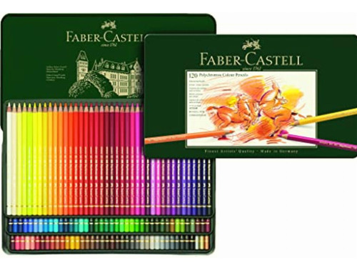 Faber Castell Polychromos Color Pencil Set Tin Of 120