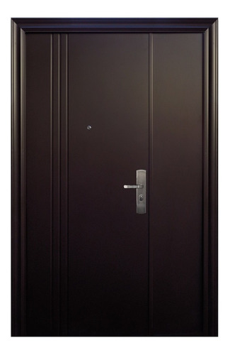 Puerta De Seguridad Xe 3l 120-200 C/fijo Aper Izq Acero 100% Color Chocolate