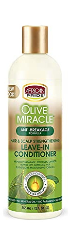 African Pride Olive Miracle Leave-in Conditioner, 12 Xs363
