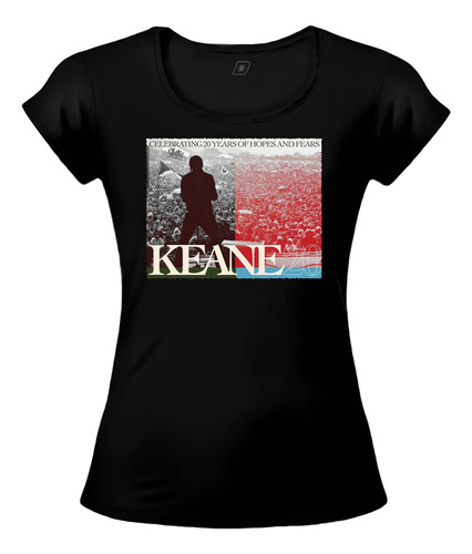 Remera Mujer Keane Rock Banda 1 Dtg Premium