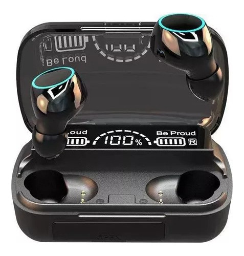 Auriculares inalámbricos Bluetooth Dual Ear Game M30 de Tws, color negro