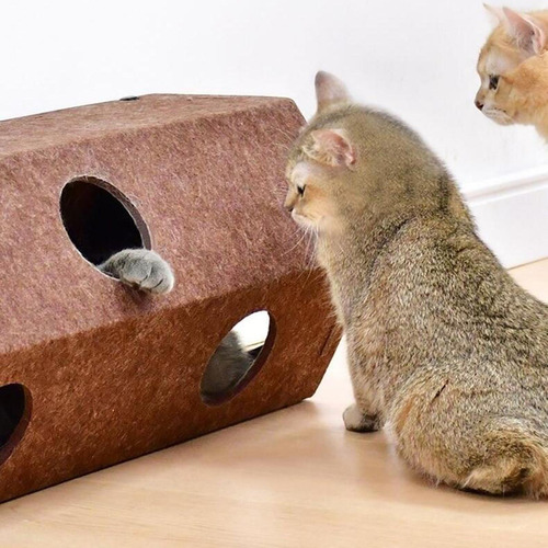 Brinquedo De TĂșnel Para Gatos Brinquedo De Arranhar Para L