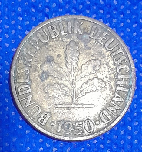 Monedas De 10 Peñiques, Alemania Federal, 1950